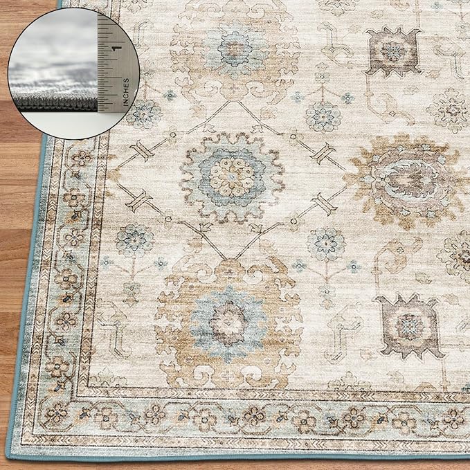 ReaLife Rugs Machine Washable Area Rug Runner - Image 6
