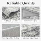Vintage Neutral Large Area Rugs 9x12 - Image 5
