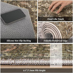 Washable 6x9 Area Rugs for Living Room, Boho Non-Slip Vintage Distress Large - Image 5