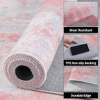 Ciicool 2x6 Washable Runner Rug, Modern Abstract Hallway Rugs Runner, Non-Slip - Image 3