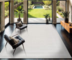 CAMILSON Micro Loop Rug 6x9 Modern Luxury Bordered Area Rugs Soft High and Low by CAMILSONIndoorOutdoorAreaRugs