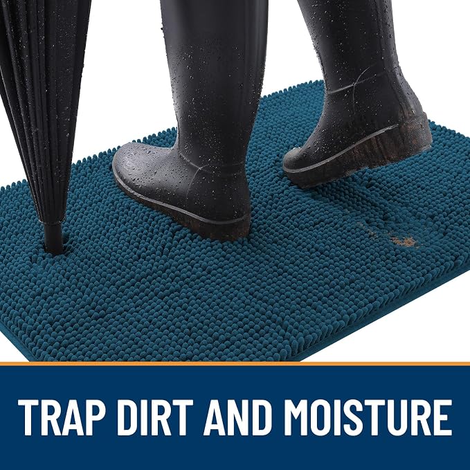 OLANLY Dog Door Mat for Muddy Paws 44x24, Absorbs Moisture and Dirt, Absorbent - Image 2