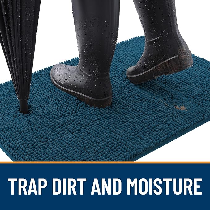 OLANLY Dog Door Mat for Muddy Paws 54x24, Absorbs Moisture and Dirt, Absorbent - Image 2