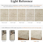 HUGEAR Retro Beige Area Rug 6x9 Machine Washable Living Room Rugs Distressed - Image 6