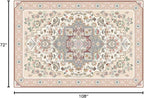 Phantoscope Washable Area Rug 6'x9' Non-Slip, Vintage Boho Rugs - Image 2
