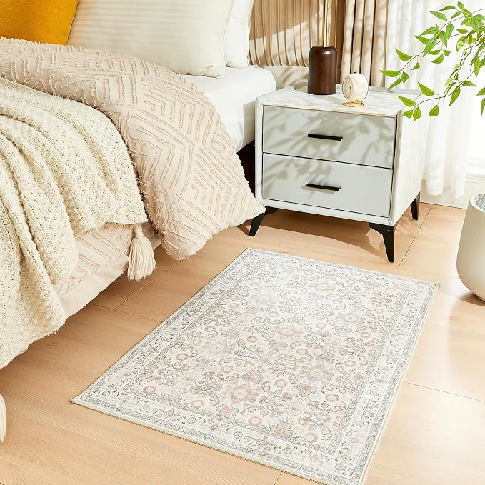 WITSHOCK Washable 2x3 Entryway Area Rug: Soft Non-Slip Backing Washable Rugs - Image 4