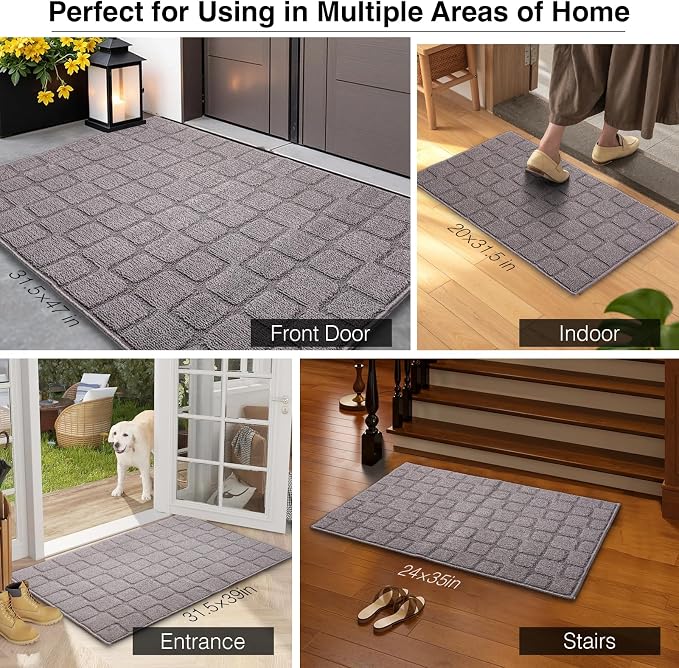Front Door Mat Outside Entrance, Outdoor Indoor Door Mats - Image 6