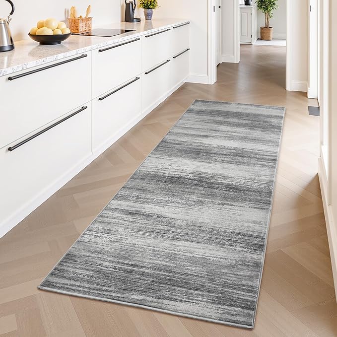 PADOOR Modern Abstract Runner Rug by PADOOR
