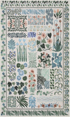 Floral Boho Beige Washable 3x5 Bathroom Entrance Rugs Indoor, Non Slip Flower - Image 9
