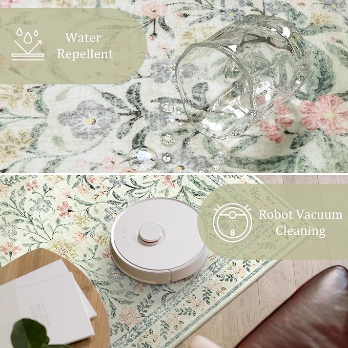 Morebes Washable Runner Rug 2x6, Bathroom Runner Rugs 24 x 72 Non Slip Washable - Image 5