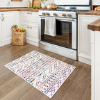 KUTA Moroccan Rugs for Entryway, 2x3 Multi-Color Area Rug Non-Slip Washable - Image 3