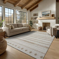 9x12 Area Rug Living Room Rugs, Boho Stain Resistant Washable Rug, Vintage by KENODITANAreaRug