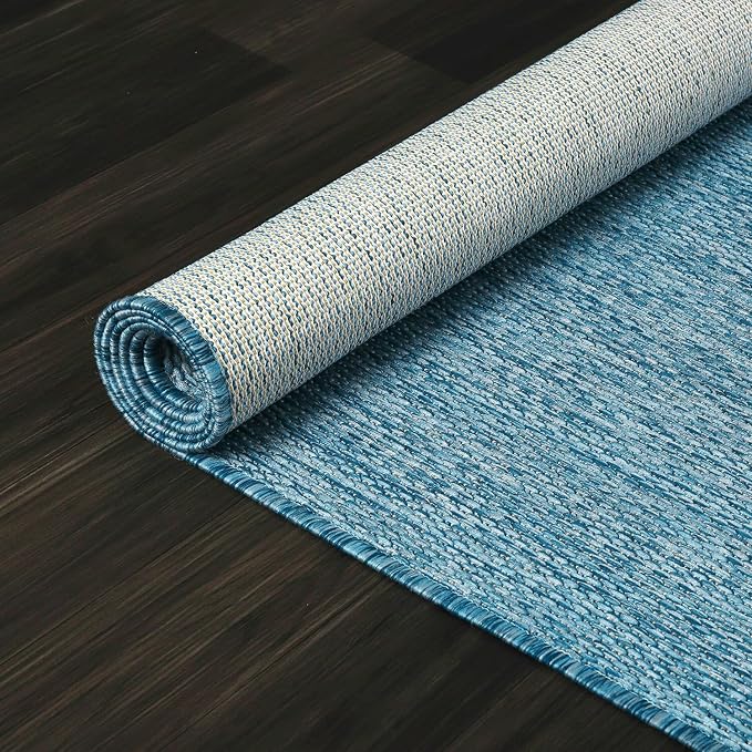 Beverly Rug Indoor Outdoor Rug 5x7, Washable Outside Carpet - Image 5