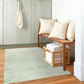 Sage Green Rugs for Bedroom, Small Boho Abstract Washbale Non Slip Area Rug for by BILEEHOME