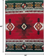 YHSF South West Native American Area Rug C318 - Image 2