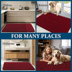 OLANLY Dog Door Mat for Muddy Paws 47x20, Absorbs Moisture and Dirt, Absorbent - Image 8