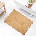 Savi Home Hand Woven Area Rug Braided Jute Scalloped Border, Decor Collection by SaviHome
