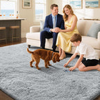 Fluffy Rug Shaggy Area Rug, Super Soft Shaggy Rugs - Image 4