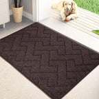 PURRUGS Dirt Trapping Door Mat 20" x 31.5", Non-Slip Machine Washable Entry Rug by PURRUGS