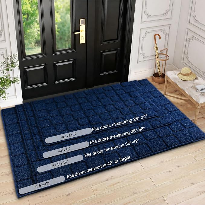 Front Door Mat Outside Entrance, Outdoor Indoor Door Mats - Image 2