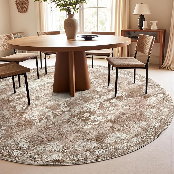 jinchan Round Rug 8ft Area Rug - Image 9