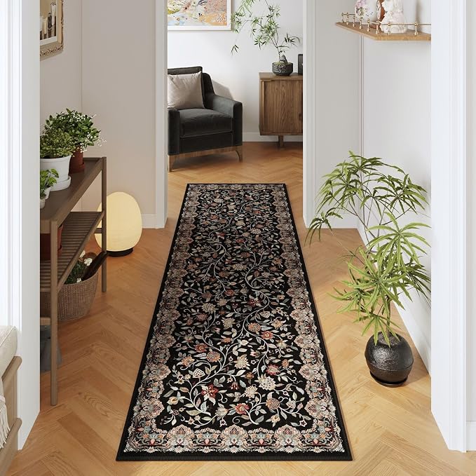 Rugcomf Vintage Paisley Kitchen Runner Rug 2'x6' - Image 3