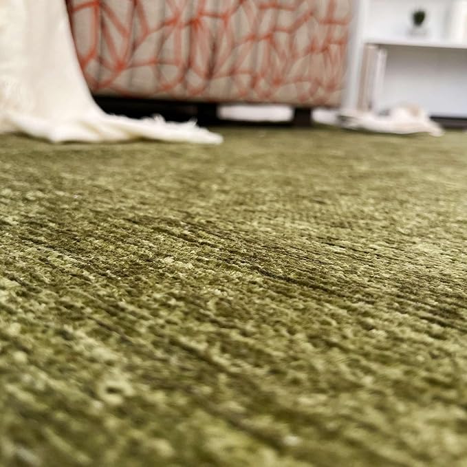 Alfa Rich 4x6 Green Washable Area Rugs - Image 5