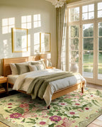Floral Area Rug Living Room - Image 2