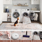 jinchan Fiora Long Hallway Runner Rug 2x12 Machine Washable Runner Rug Pink - Image 5