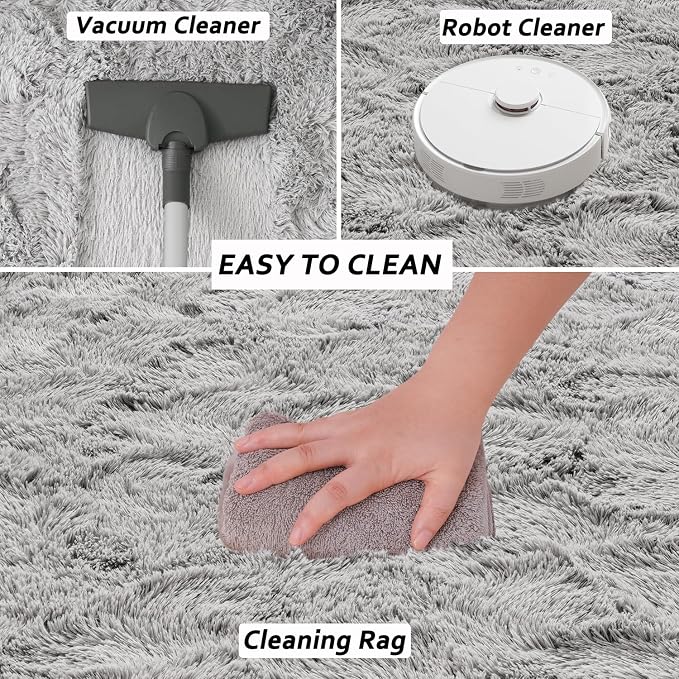 Beglad Shag Rugs for Living Room, Indoor Carpet Suitable for Boys Teens Room - Image 6