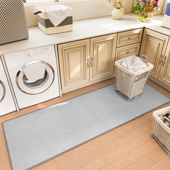 Runner Rug with Non Slip Rubber Backing, Washable Soft Floor Carpet - Image 4