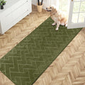 PURRUGS Dirt Trapping Door Mat 32" x 70", Non-Slip Machine Washable Entry Rug by PURRUGS