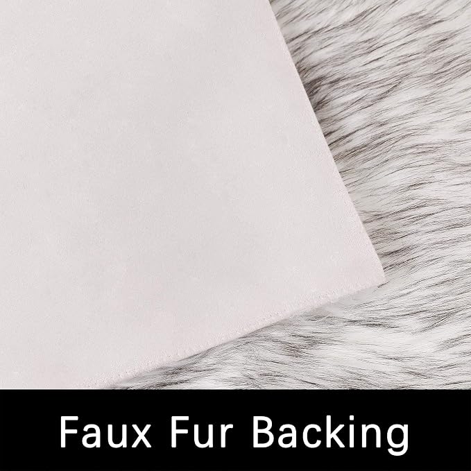 Latepis Area 5x7 Shag Rug White - Image 3