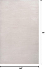Eyely UES100D-5 Supersoft Haze Solid Low-Pile Indoor Area Rug - Image 2
