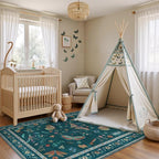 7x9 Bug Pattern Area Rug - Image 7