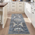 AMOAMI-2X3 Small Rug-Washable Rugs Entryway Mat Indoor-Soft Vintage Non Slip - Image 5