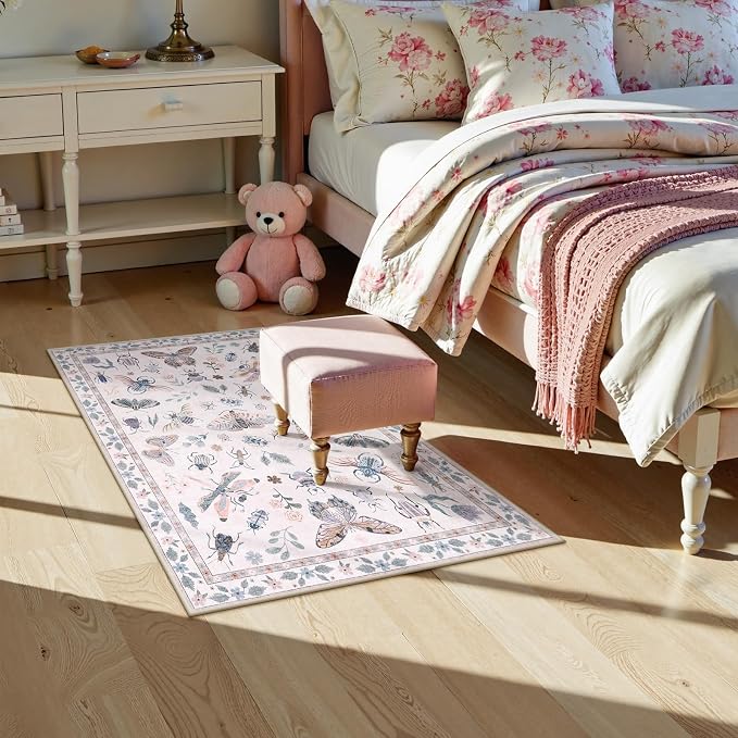 Lahome Insect Washable Rug, 2x3 Kitchen Rugs - Image 3