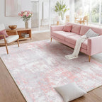 Washable Area Rugs 5'x8' Non-Slip Modern Abstract Soft - Image 2