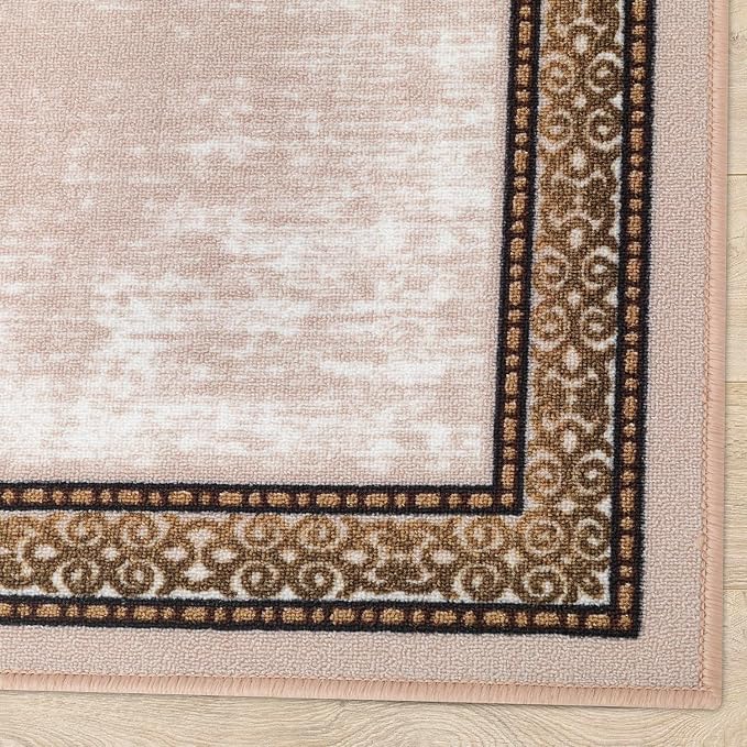 Antep Rugs Alfombras Bordered Modern 2x7 Non-Slip Low Pile Rubber Backing - Image 3