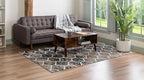 Rugs.com Lattice Frieze Collection Rug – 4' x 6' Blue Multi Medium Rug Perfect - Image 2