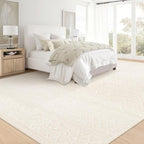 8x10 Area Rug Living Room: Washable Boho Geometric Moroccan Rug Neutral Modern - Image 6