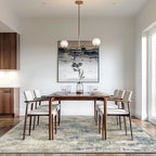 GENIMO Washable Area Rugs for Living Room, 10x12 Modern Non Slip Rugs, Low Pile - Image 9
