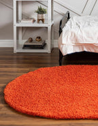 Unique Loom Solid Shag Collection Area Rug - Image 3