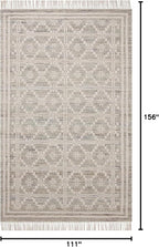 Loloi Angela Rose Rivers Collection RIV-02 Lagoon/Ivory 9'-3" x 13' Reversible - Image 2