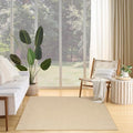Nourison Home Courtyard Jute Ivory 4' x 6' Area Rug by NourisonHome