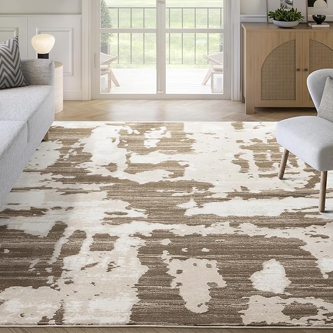 Abani Terra Area Rug for Living Room, Bedroom by Abani