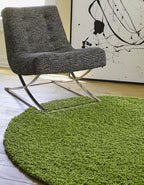 Unique Loom Solid Shag Collection Area Rug - Image 3