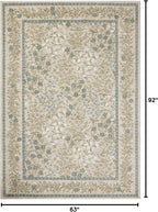 Loloi Rifle Paper Co. Laurel Collection LAU-03 Ivory/Multi 5'-3" x 7'-8" Area - Image 2