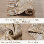 Collive Boho Long Hallway Runner Rug, 2.6x14 ft Washable Runners Rugs - Image 2
