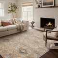 Bavni 6x9 Area Rugs for Living Room, Machine Washable Rug Non Slip, Vintage by BAVNI